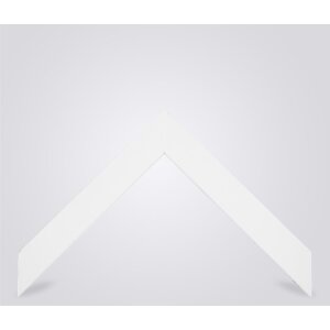 Cadre photo bois Getafe blanc 59,4x84,1 cm verre clair