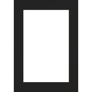 Cadre photo en bois Getafe noir 21x29,7 cm verre clair