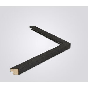 Walther Cornice in legno Saragozza nero 28x35 cm vetro trasparente