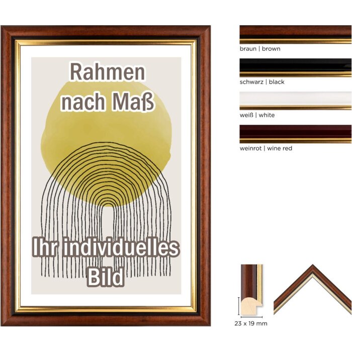 Cadre en bois Walther Murcia 7x10 cm à 70x100 cm