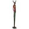 Clayre & Eef 4PR0008 Décoration de Noël Cerf rouge 12x12x92 cm