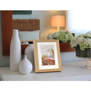 Jardin Cadre photo en bois 20x30 cm en naturel