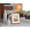 Jardin Cadre photo en bois 20x30 cm en naturel