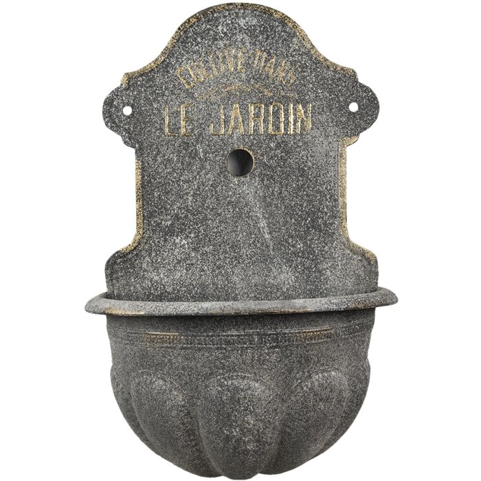 Clayre & Eef 5Y1011 Pot de fleurs pour lintérieur Gris 46x23x72 cm