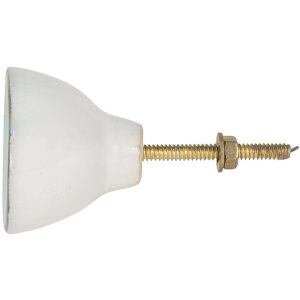 Clayre & Eef 64990 Bouton de porte bleu Ø 4 cm