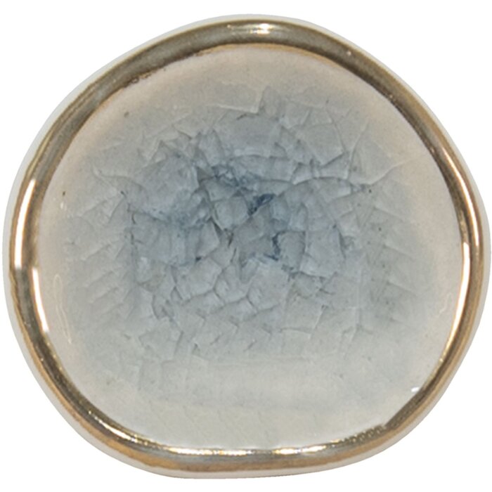 Clayre & Eef 65044 Bouton de porte bleu 4x4x7 cm