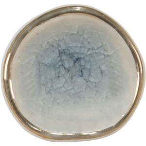 Clayre & Eef 65044 Bouton de porte bleu 4x4x7 cm
