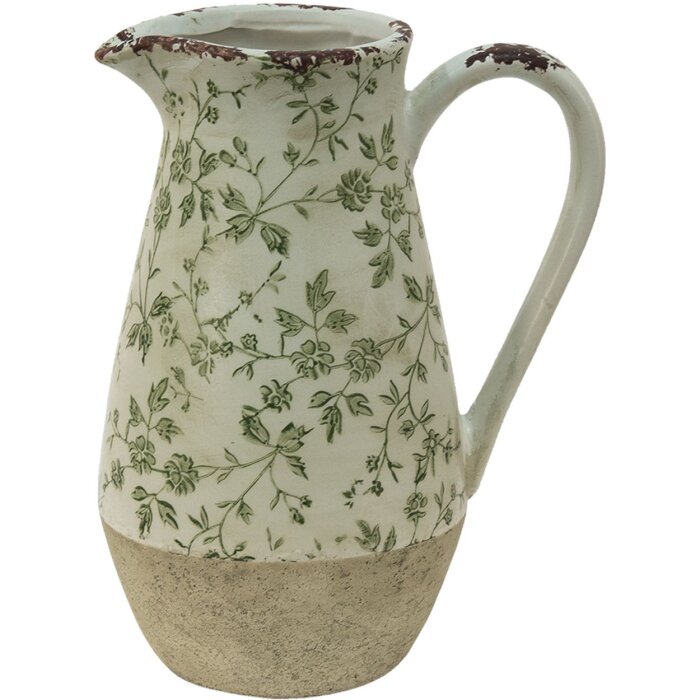 Clayre & Eef Pot Décoratif Céramique 20x14x25 cm