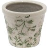 Clayre & Eef 6CE1457XS Pot de fleurs pour lintérieur Vert, brun, beige Ø 8x7 cm
