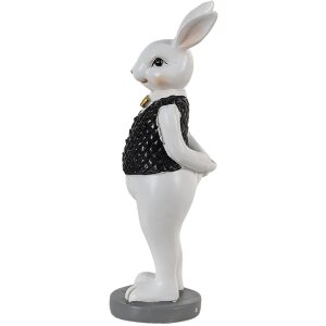 Clayre & Eef 6PR3587 Déco Lapin noir, blanc...