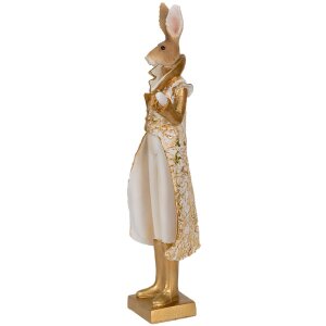 Clayre & Eef 6PR3602 Déco Lapin Doré,...