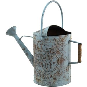Clayre & Eef 6Y4792 Arrosoir décoratif Gris, Bleu 50x21x44 cm
