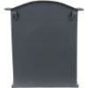 Clayre & Eef 6Y4795 Boîte aux lettres murale Gris, Blanc 26x10x31 cm