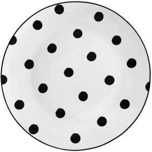 Clayre & Eef BDFP Vaisselle Grande assiette blanche,...