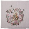 Clayre & Eef HBU21 Housse de coussin Rose, Beige 40x40 cm