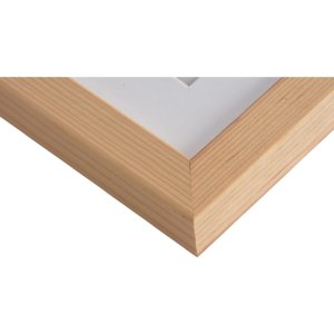 30x40 cm JARDIN Cadre en bois naturel
