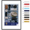 Cadre plastique Henzo Napoli 40x60 cm noir