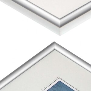 Cadre plastique Henzo Napoli 40x60 cm argenté
