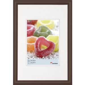 Cadre plastique TRENDSTYLE 13x18 cm - chocolat