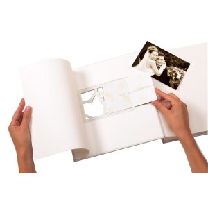 Walther Album de mariage Sweet Heart 28x30,5 cm 60 pages blanches