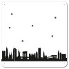 Tableau magnétique SKYLINE New York en blanc-noir