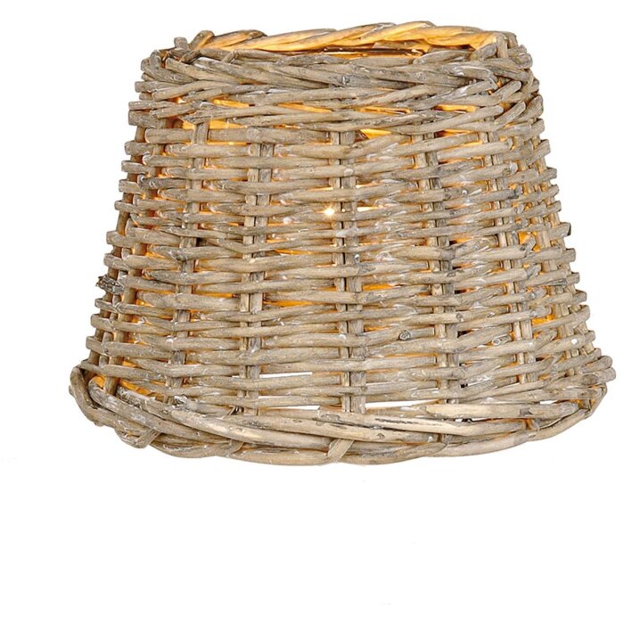 Clayre & Eef Abat-jour W4RO0081 BASKET rotin Ø 23x17 cm