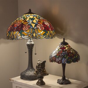 LumiLamp 5LL-1130 Lampe de table Tiffany Ø 26x40...