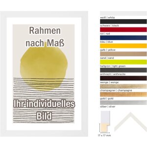 Walther cadre en bois Barcelona profilé bloc 2 types de verre
