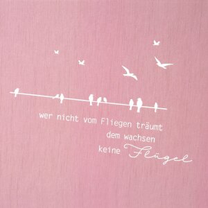 Goldbuch classeur A4 frech & frei ailes vieux rose 28,5x32x8 cm