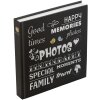 Henzo Jumbo Album photo Wording noir 30x30 cm 100 pages blanches