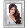 Cadre photo en métal brillant ZEP Amalfi 13x18 cm argenté