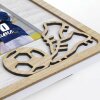 Cadre photo ZEP en bois Maradona 10x15 cm football