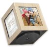 ZEP Photo Cube en bois Donner 4 photos 10x10 cm pivotant