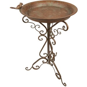 Clayre & Eef 5Y1037 Mangeoire pour oiseaux 48x42x75...