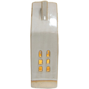 Clayre & Eef 6CE1504 Décoration Maison avec LED 8x5x18 cm Beige