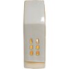 Clayre & Eef 6CE1504 Décoration Maison avec LED 8x5x18 cm Beige