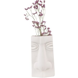Clayre & Eef 6CE1527 Décoration Vase 15x9x25 cm Blanc