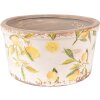 Clayre & Eef 6CE1533L Décoration Pot de fleurs Ø 19x10 cm Jaune