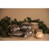 Clayre & Eef 6GL3911 Boule de Noël Ø 20x20 cm Couleur argentée Boule de Noël XL