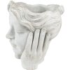 Clayre & Eef 6TE0409M Pot de fleurs 18x18x20 cm Gris - Beige