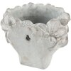 Clayre & Eef 6TE0418L Pot de fleurs 20x18x18 cm Gris - Beige