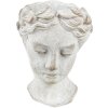 Clayre & Eef 6TE0419 Pot de fleurs 11x11x17 cm Gris - Beige