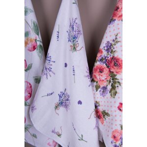 Clayre & Eef CTLAG Serviette dinvité 40x66 cm Violet
