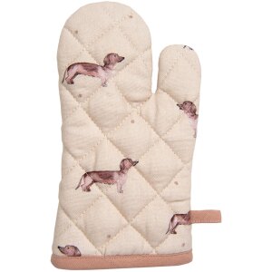 Clayre & Eef DHL44 Gant de four 18x30 cm Beige