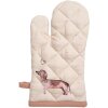 Clayre & Eef DHL44 Gant de four 18x30 cm Beige