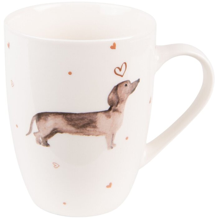 Clayre & Eef DHLMU Gobelet 12x8x10 cm - 300 ml Beige - Marron