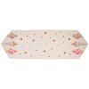Clayre & Eef FAS65 Chemin de table 50x160 cm Beige - Rose