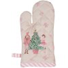 Clayre & Eef PNC44K Gant de four enfant 12x21 cm Beige - Rose