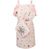 Clayre & Eef PNC44K Gant de four enfant 12x21 cm Beige - Rose