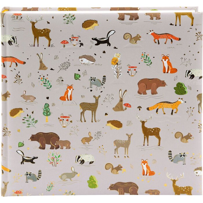 Goldbuch Album photo enfants Woodland charm marron 25x25 cm 60 pages blanches
